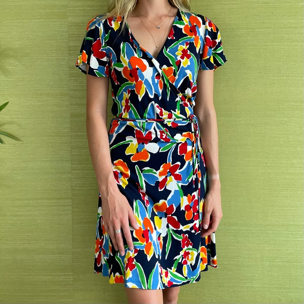 Ralph Lauren | Jersey Wrap dress in Multicolor